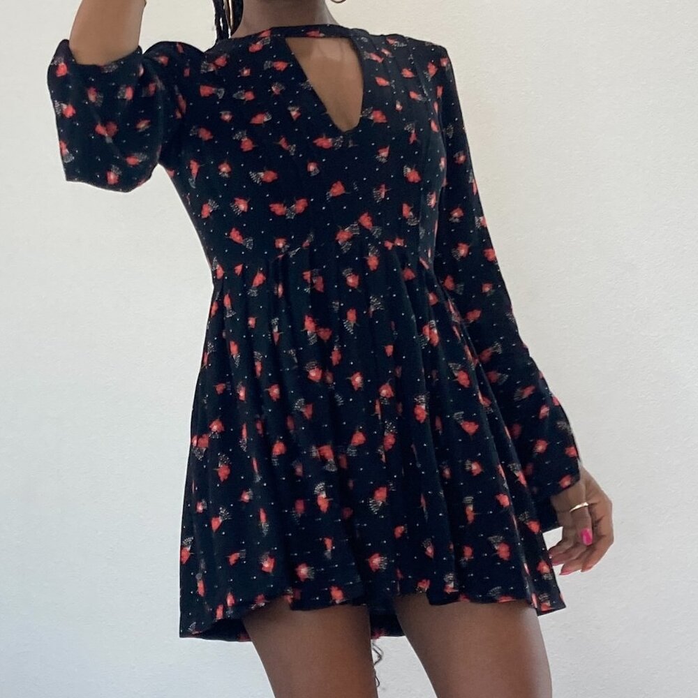 Free People Go with the Flow Mini Dress